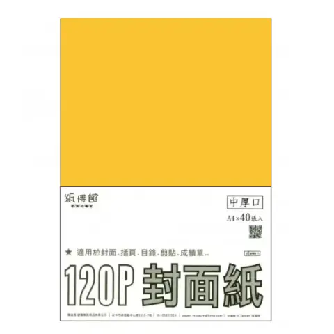 紙博館 120P A4封面紙A4 #503 (40張一包/特殊色)